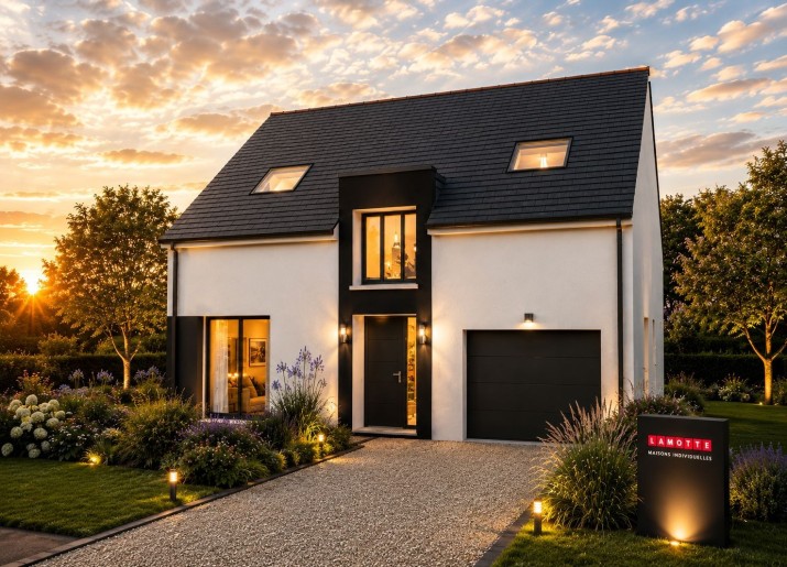 Terrain + Maison neuve de 102&nbsp;m² à Plougoumelen
