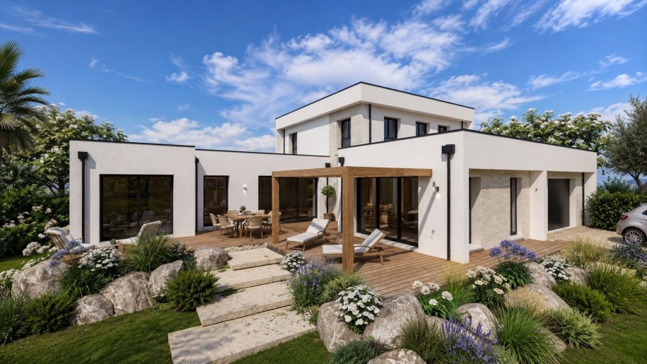 Terrain + Maison neuve de 170&nbsp;m² à Péaule
