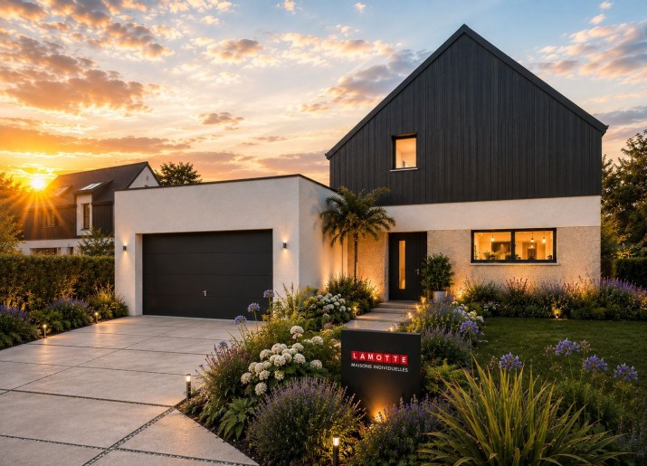 Terrain + Maison neuve de 210&nbsp;m² à Férel