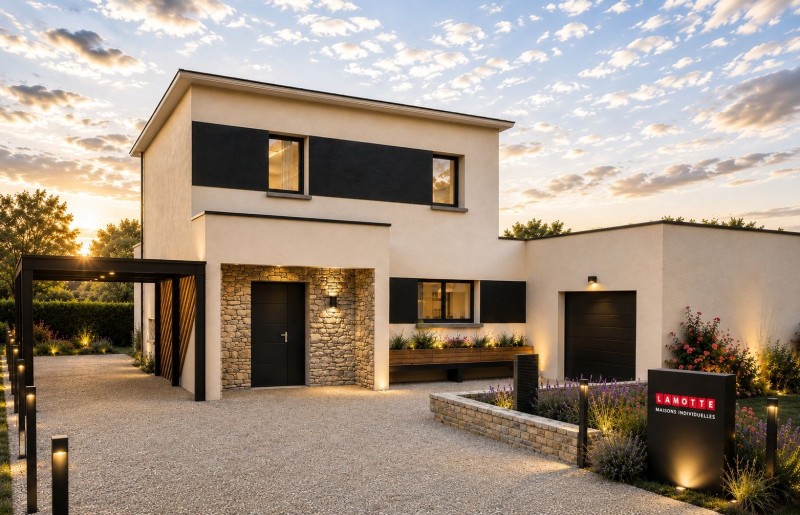 Terrain + Maison neuve de 115&nbsp;m² à Questembert