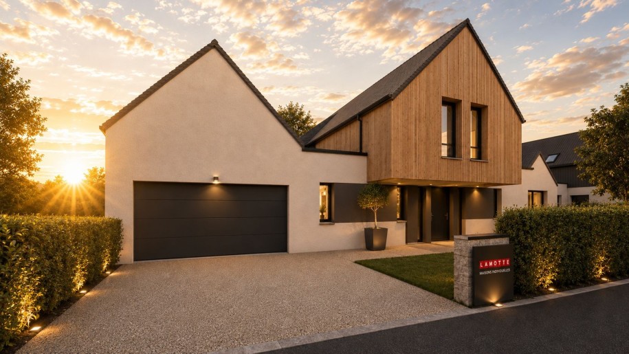 Terrain + Maison neuve de 142&nbsp;m² à Muzillac