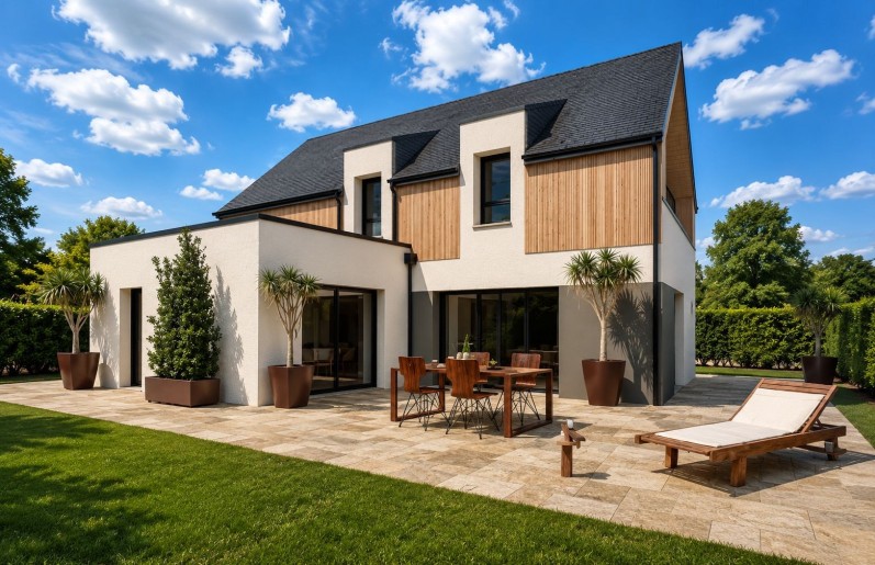 Terrain + Maison neuve de 142&nbsp;m² à Muzillac