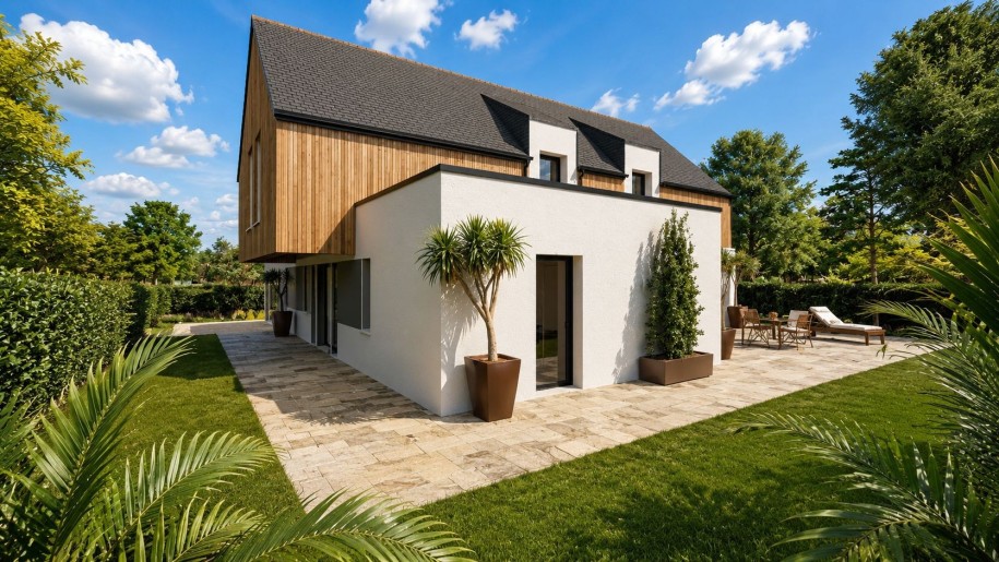 Terrain + Maison neuve de 142&nbsp;m² à Saint-Avé