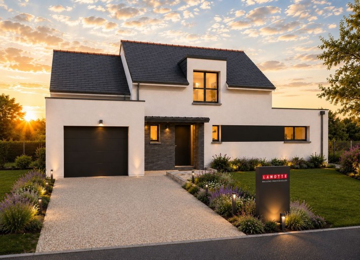 Terrain + Maison neuve de 121&nbsp;m² à Monterblanc