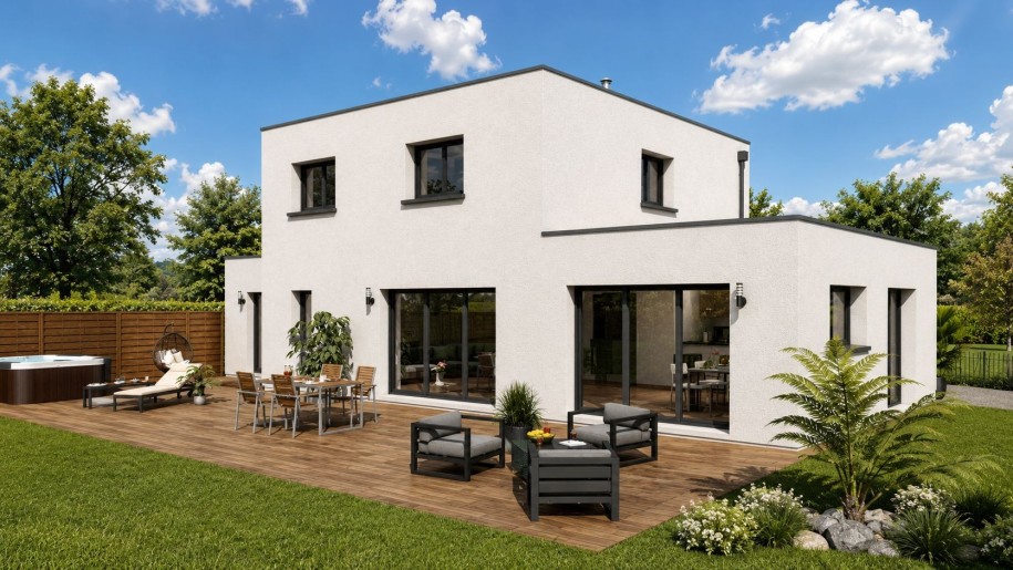 Terrain + Maison neuve de 170&nbsp;m² à Moréac