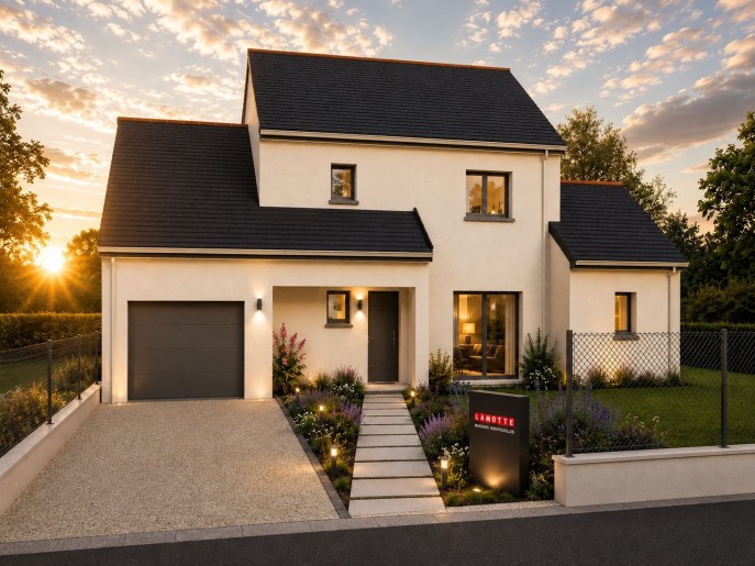 Terrain + Maison neuve de 112&nbsp;m² à Locqueltas