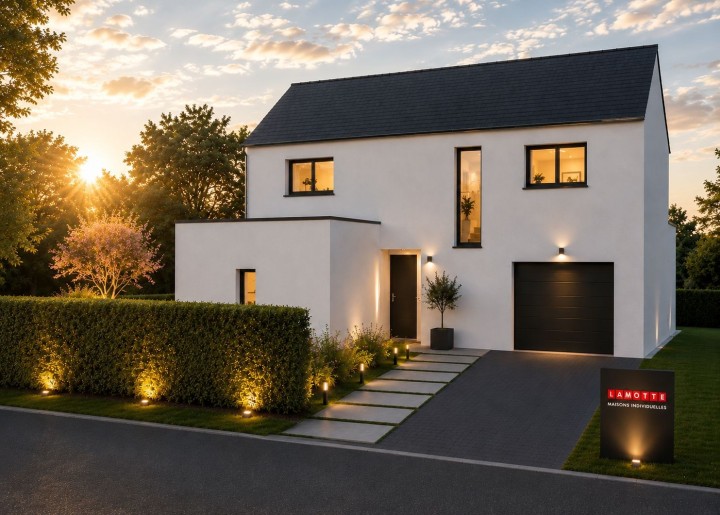 Terrain + Maison neuve de 128&nbsp;m² à Monterblanc