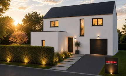 Terrain + Maison neuve de 128&nbsp;m² à Monterblanc
