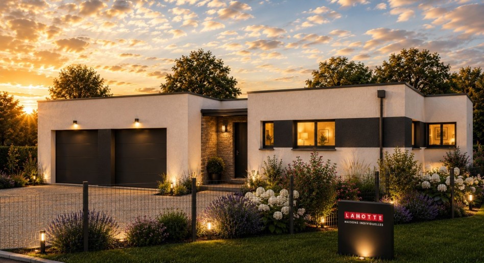 Terrain + Maison neuve de 120&nbsp;m² à Damgan