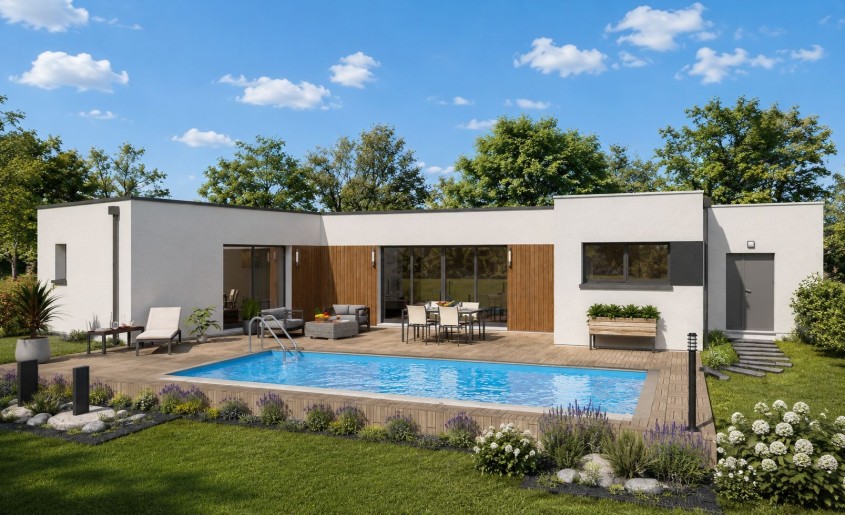 Terrain + Maison neuve de 120&nbsp;m² à Damgan