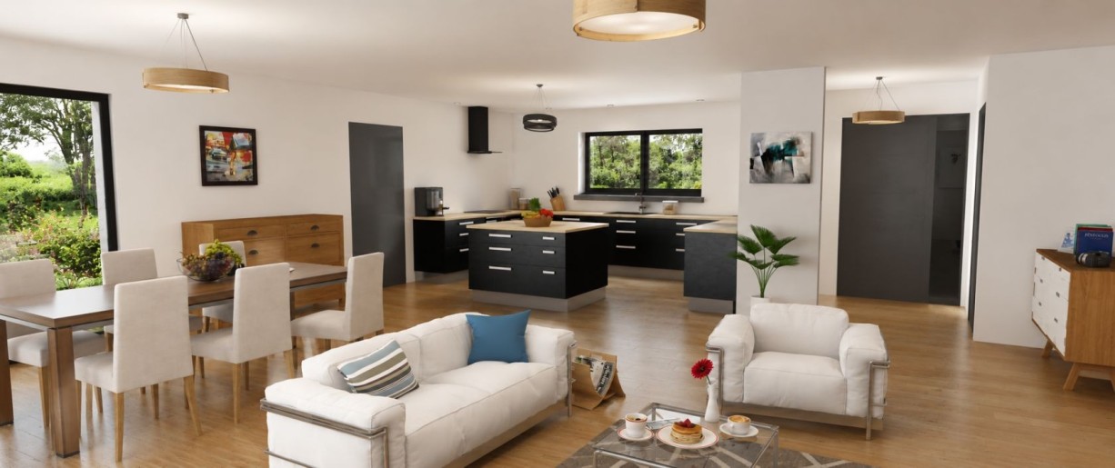 Terrain + Maison neuve de 142&nbsp;m² à Sarzeau