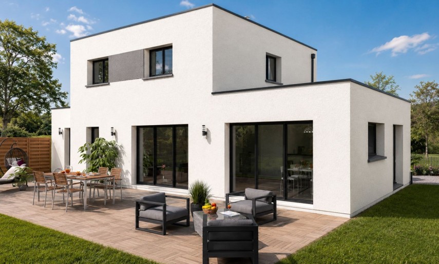 Terrain + Maison neuve de 140&nbsp;m² à Saint-Guyomard