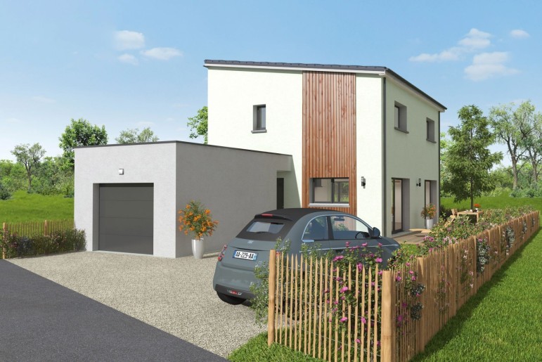 Terrain + Maison neuve de 104&nbsp;m² à Monterblanc