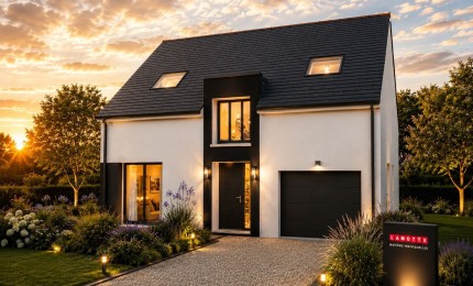 Terrain + Maison neuve de 102&nbsp;m² à Plougoumelen