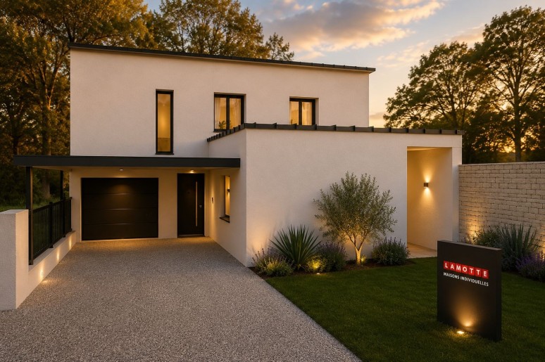 Terrain + Maison neuve de 115&nbsp;m² à Plougoumelen