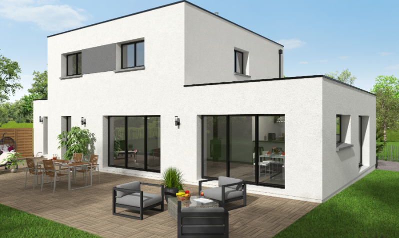 Terrain + Maison neuve de 140 m² à Surzur
