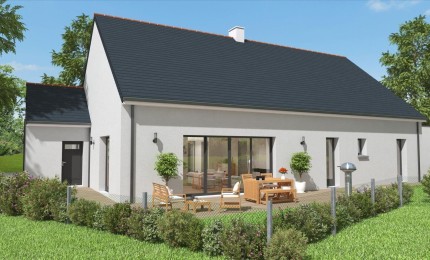 Terrain + Maison neuve de 142 m² à Belz