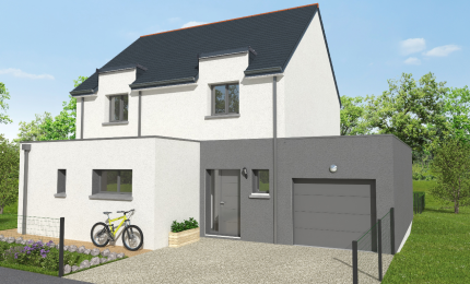 Terrain + Maison neuve de 130 m² à Larmor-Baden