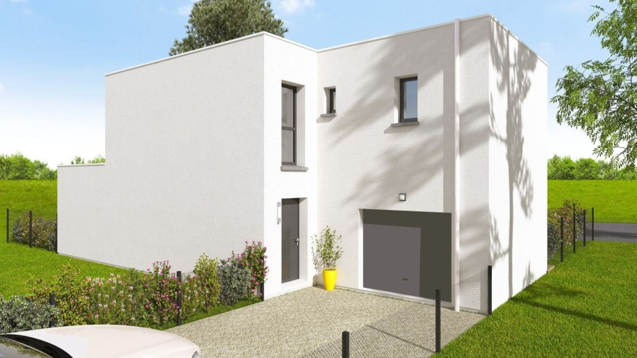 Terrain + Maison neuve de 119 m² à Séné