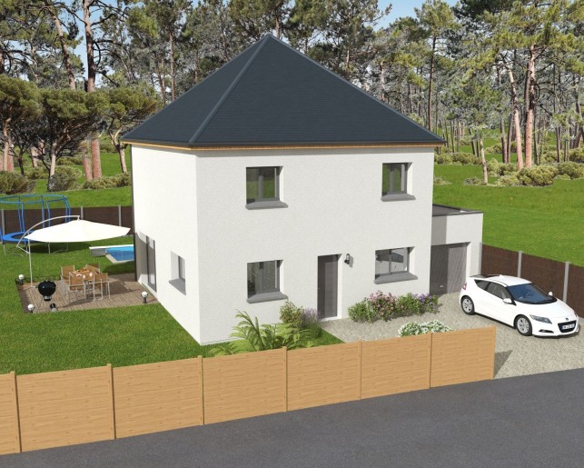 Terrain + Maison neuve de 108 m² à Saint-Nolff