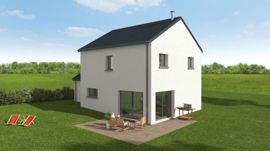 Terrain + Maison neuve de 111 m² à Vannes