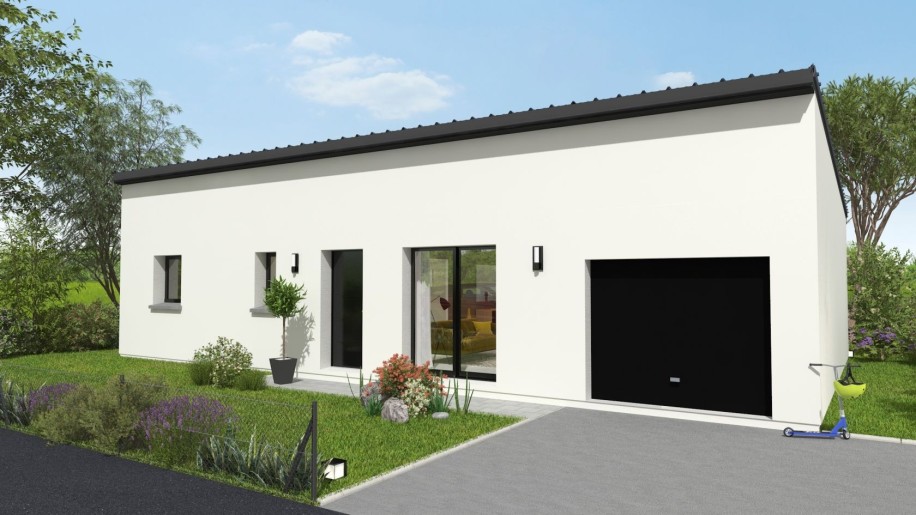 Terrain + Maison neuve de 85 m² à Pluvigner