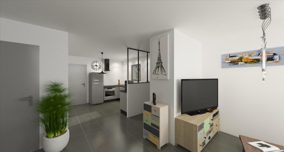 Terrain + Maison neuve de 97 m² à Guénin