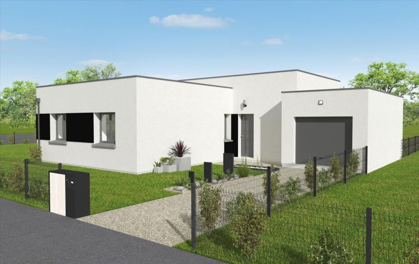 Terrain + Maison neuve de 90 m² à Vannes