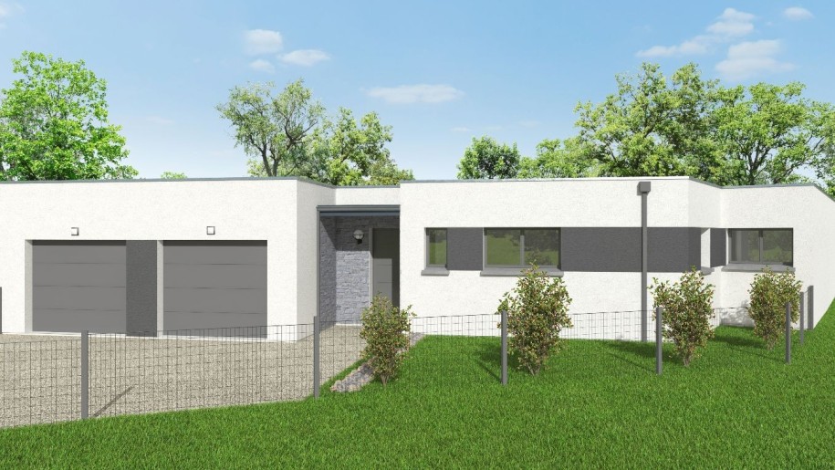 Terrain + Maison neuve de 120 m² à Plumergat