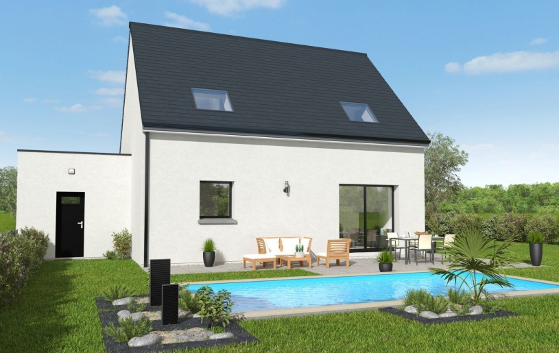 Terrain + Maison neuve de 130 m² à Erdeven