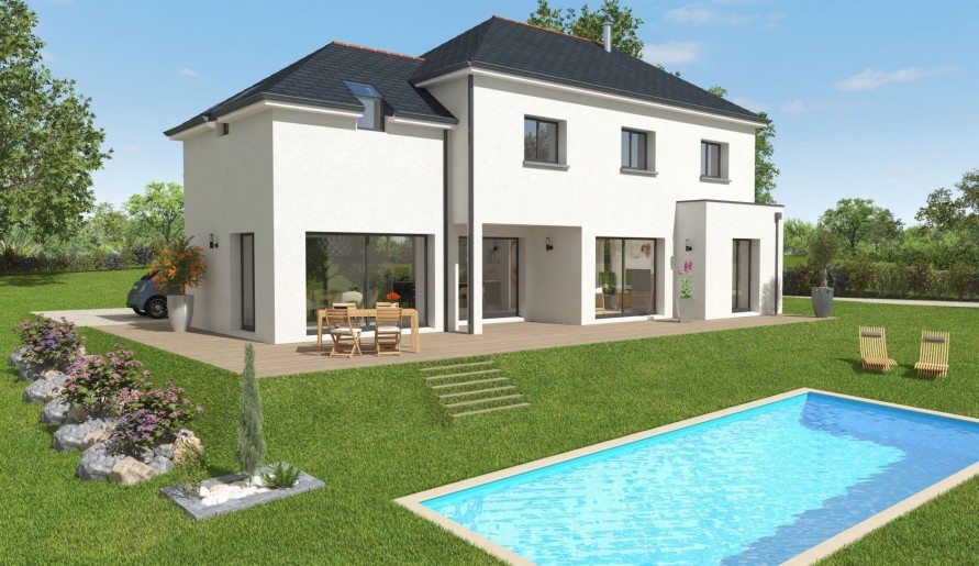 Terrain + Maison neuve de 126 m² à Larmor-Baden