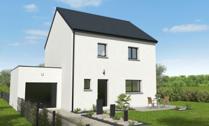 Terrain + Maison neuve de 105 m² à Locqueltas