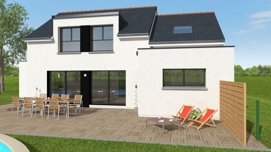 Terrain + Maison neuve de 121 m² à Quiberon