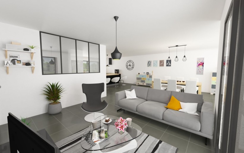 Terrain + Maison neuve de 111 m² à Vannes