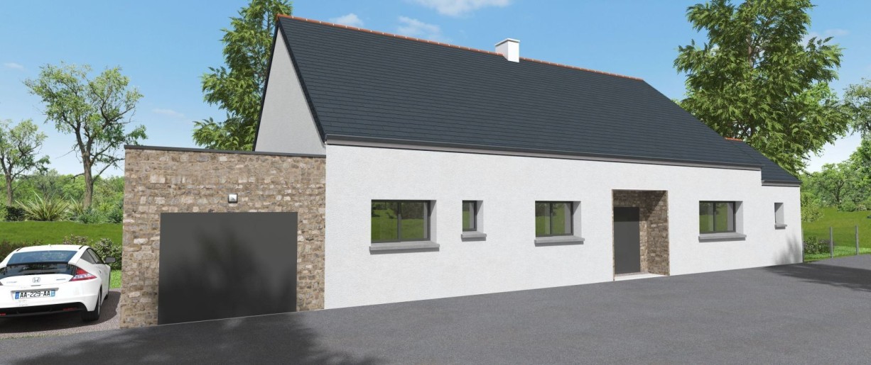 Terrain + Maison neuve de 142 m² à Auray