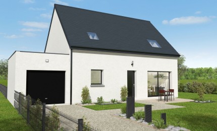 Terrain + Maison neuve de 105 m² à Péaule
