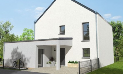 Terrain + Maison neuve de 115 m² à Séné