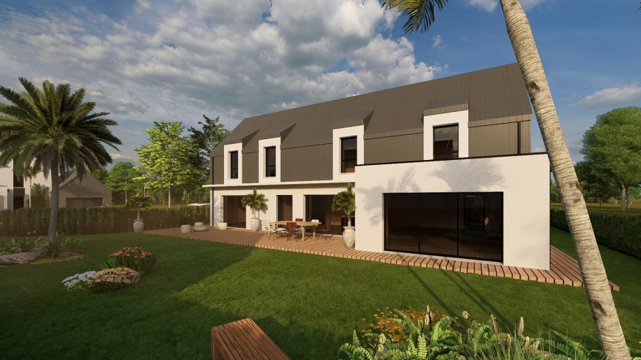 Terrain + Maison neuve de 162 m² à Sainte-Anne-d'Auray