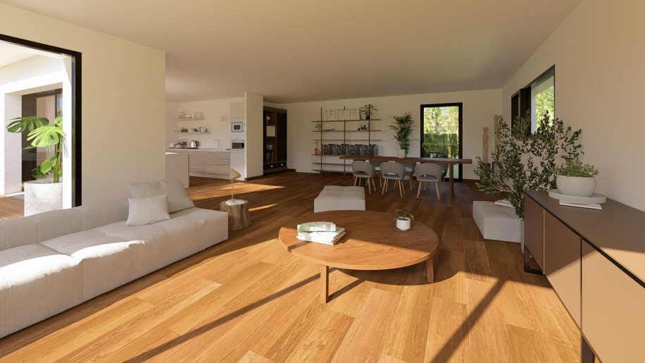 Terrain + Maison neuve de 200 m² à Locqueltas