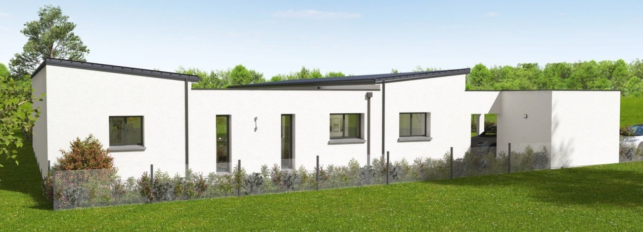 Terrain + Maison neuve de 160 m² à Plescop