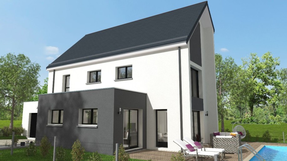 Terrain + Maison neuve de 140 m² à Plescop