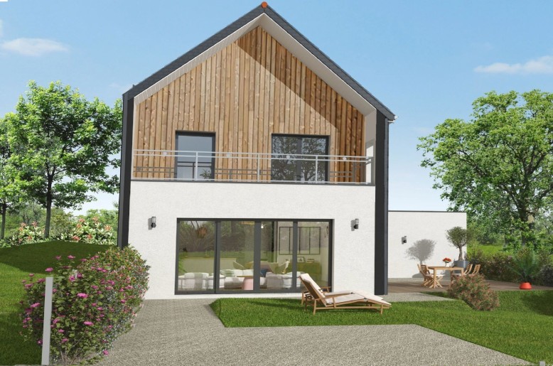 Terrain + Maison neuve de 135 m² à Plescop