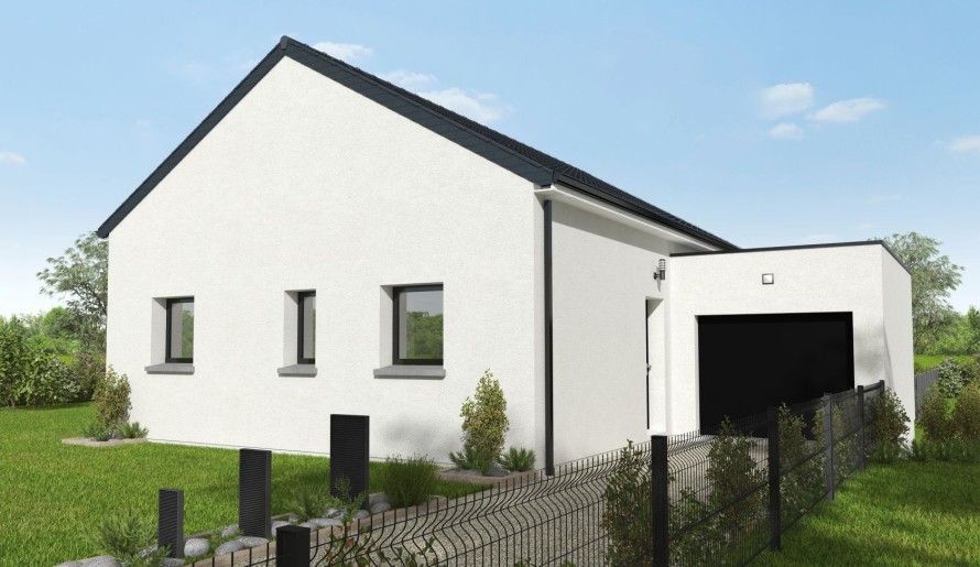 Terrain + Maison neuve de 75 m² à Damgan