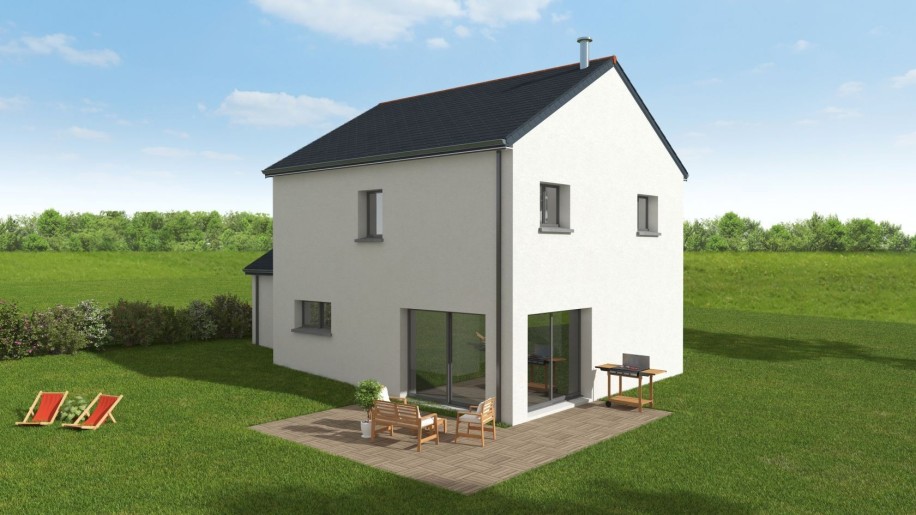 Terrain + Maison neuve de 111 m² à Ploeren
