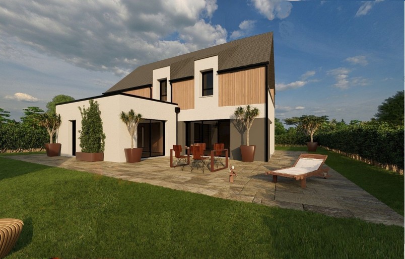 Terrain + Maison neuve de 142 m² à Saint-Avé