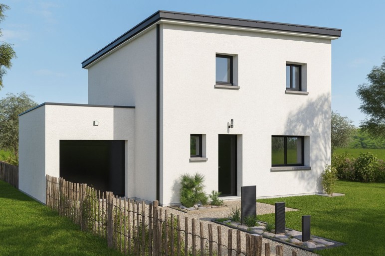 Terrain + Maison neuve de 105 m² à Langueux