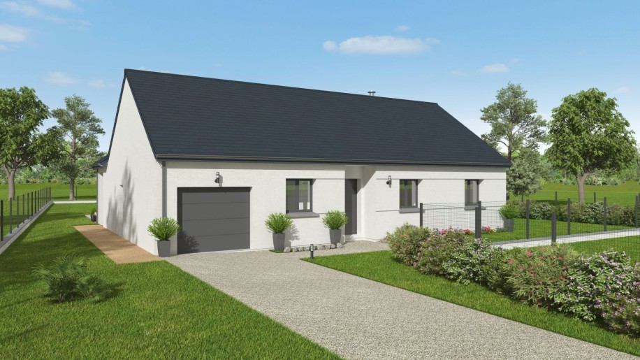 Terrain + Maison neuve de 108 m² à Grâces