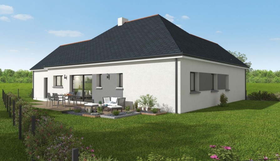 Terrain + Maison neuve de 130 m² à Trédarzec