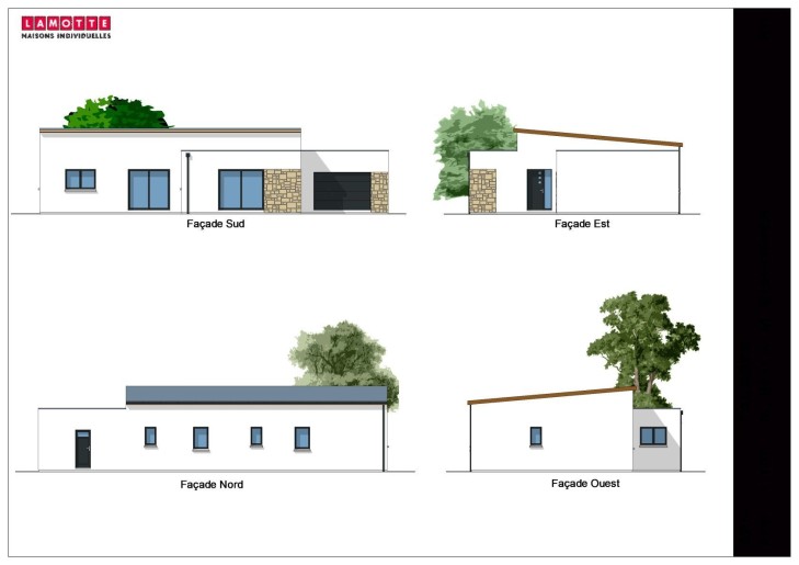 Terrain + Maison neuve de 111&nbsp;m² à Saint-Brieuc