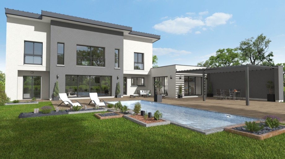 Terrain + Maison neuve de 280&nbsp;m² à Trégastel